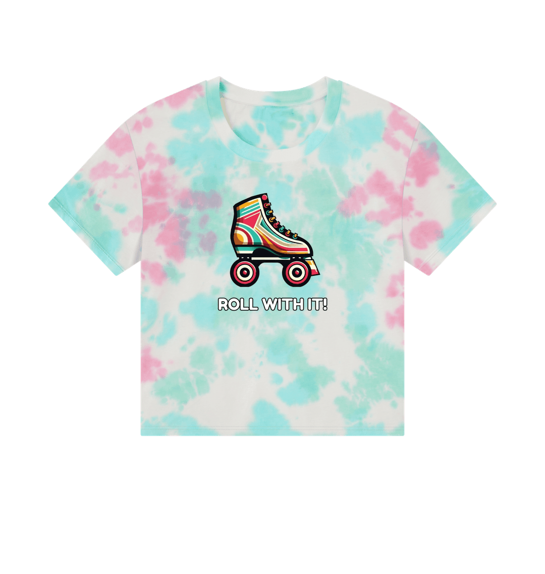 Pastel Tie Dye Sample Women's Boxy Tee