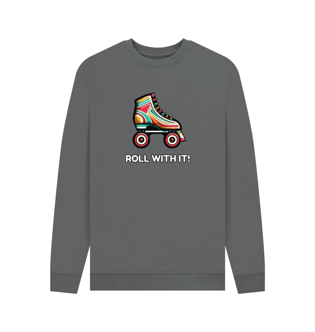 Slate Grey Sample Men's Crew Neck Sweater