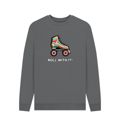 Slate Grey Sample Men's Crew Neck Sweater