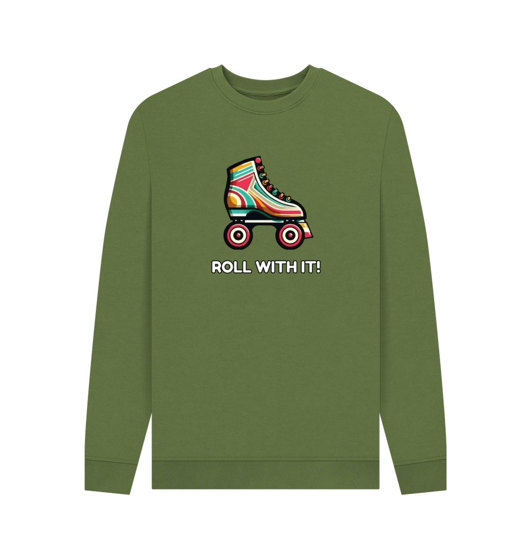 Khaki Sample Men's Crew Neck Sweater