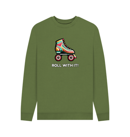 Khaki Sample Men's Crew Neck Sweater