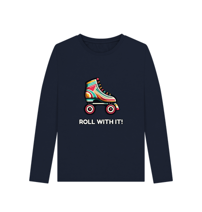 Navy Blue Sample Women's Long Sleeve T-shirt