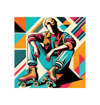 No Frame Sample Square Art Print