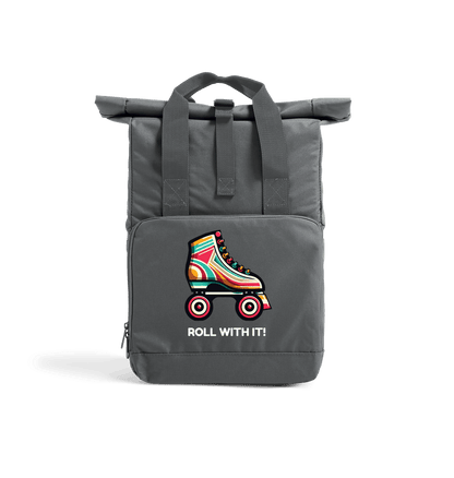 Graphite Grey Sample Recycled Twin handle Roll-Top Backpack