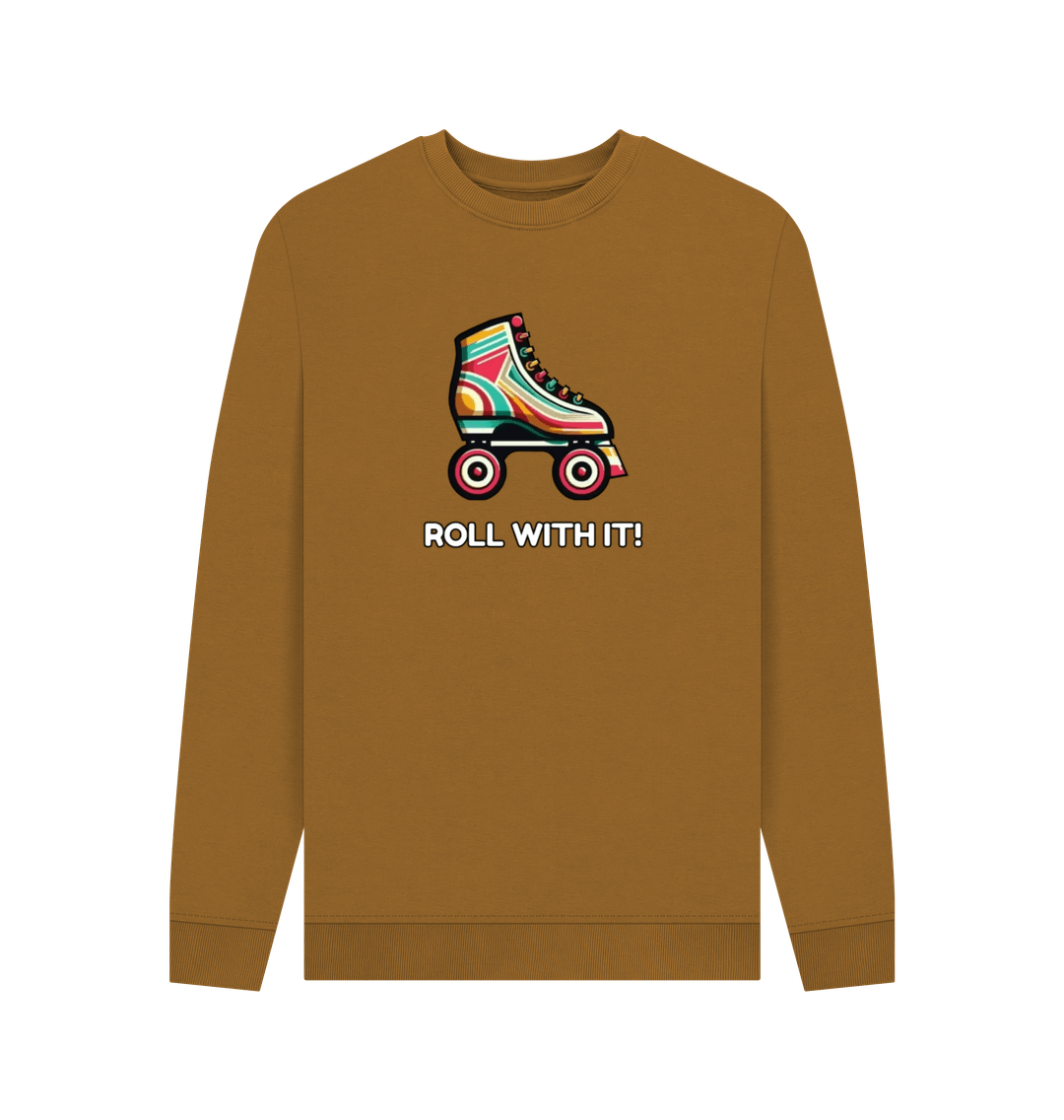 Brown Sample Men's Crew Neck Sweater