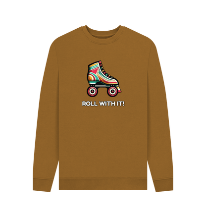 Brown Sample Men's Crew Neck Sweater