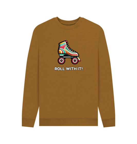 Brown Sample Men's Crew Neck Sweater