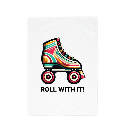White Sample Organic cotton tea towel