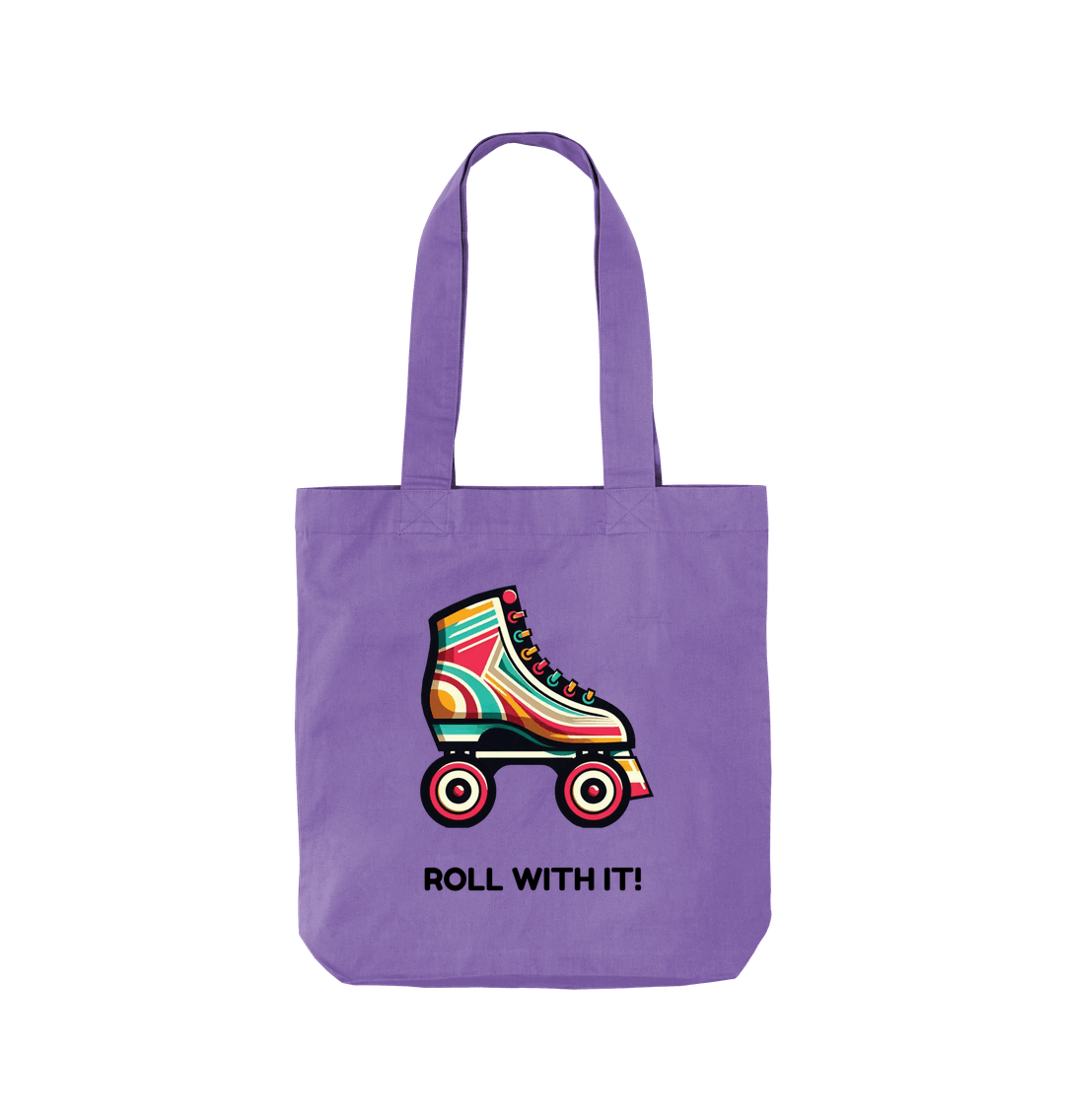 Violet Printed Bag