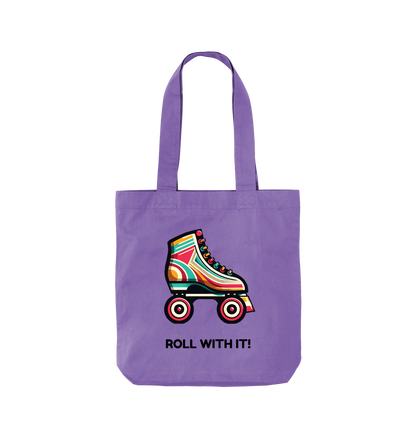 Violet Printed Bag