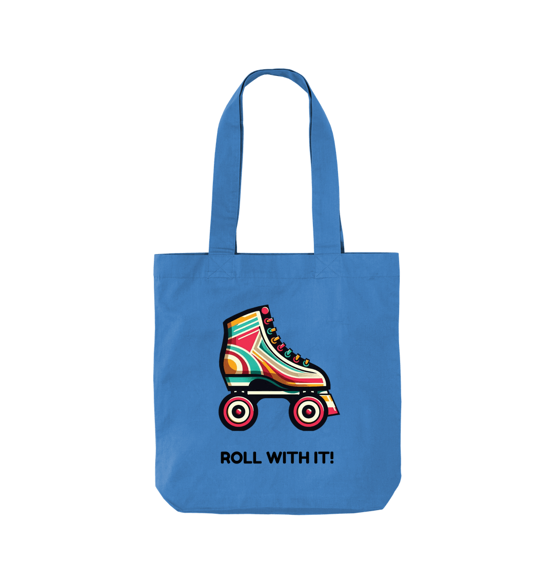 Cornflower Blue Printed Bag