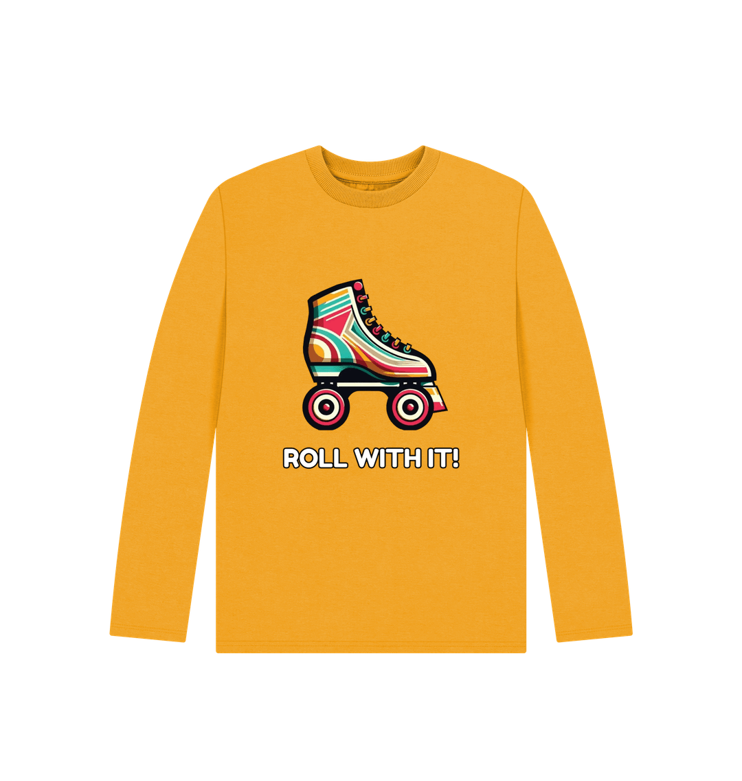 Mustard Sample Kids' Organic Long Sleeve T-shirt