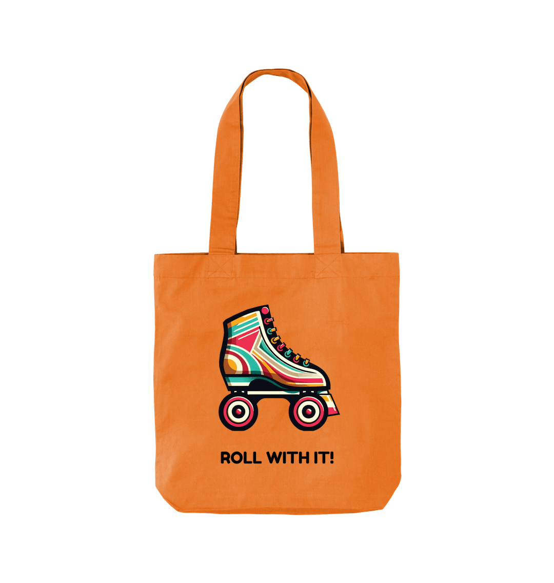 Orange Sample Organic Twill Tote Bag
