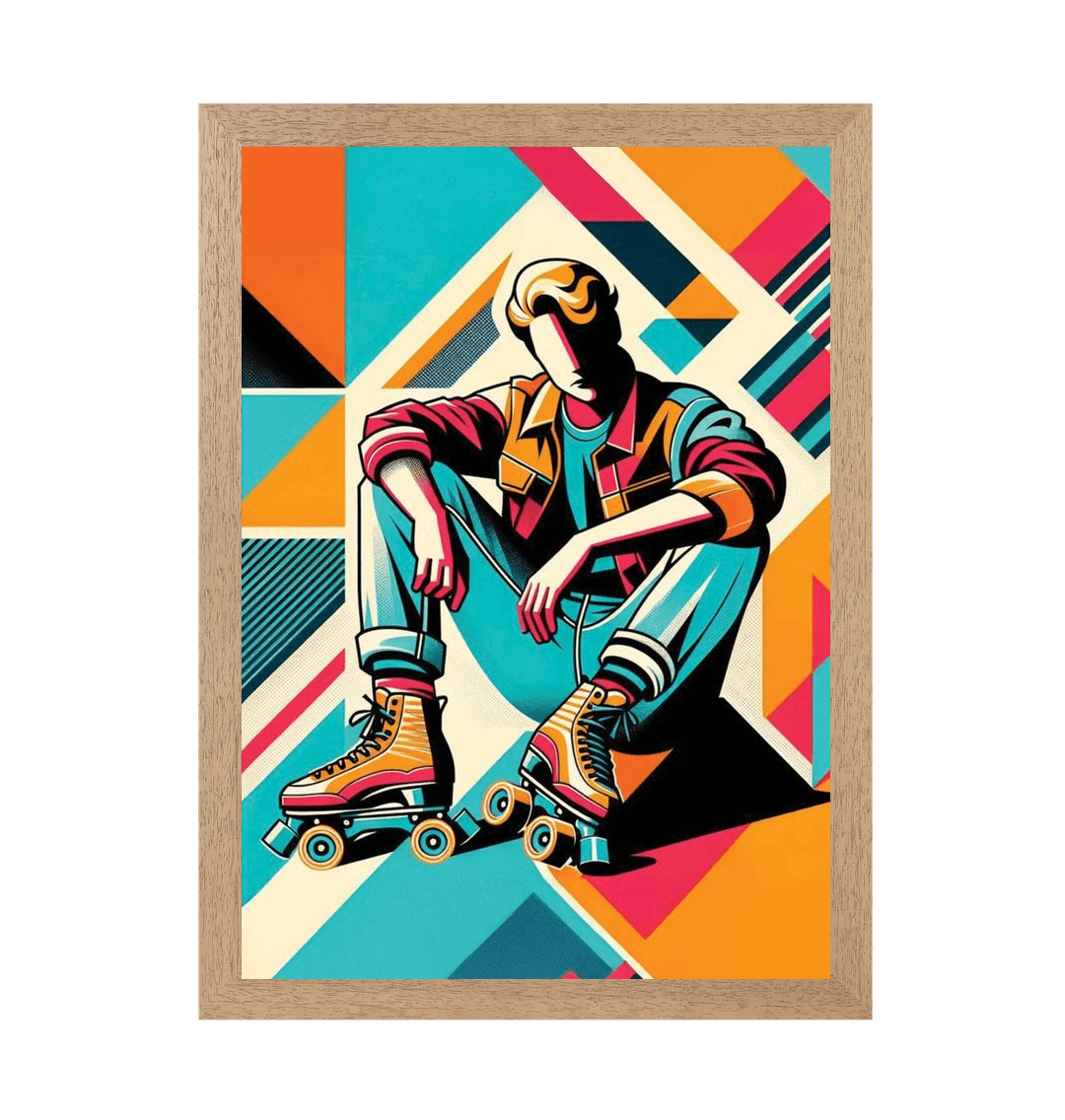 Natural Frame Sample Portrait Art Print