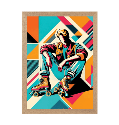 Natural Frame Sample Portrait Art Print