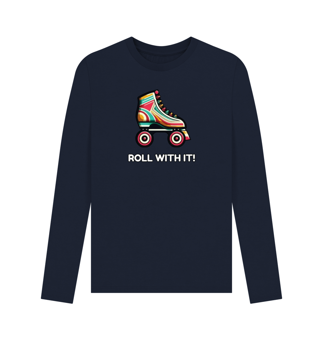 Navy Blue Sample Men's Long Sleeve T-shirt