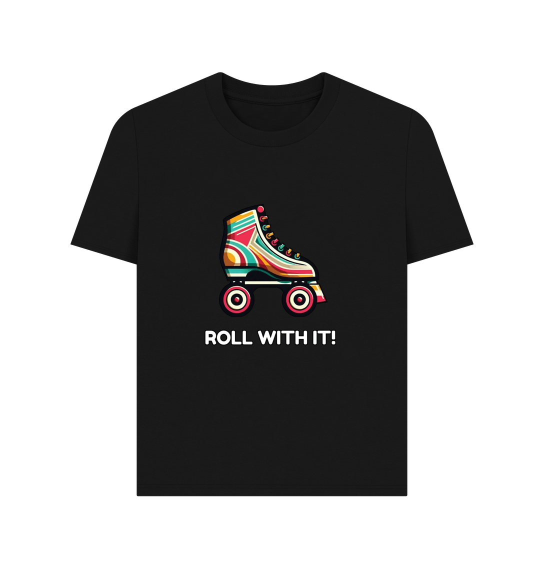 Black Sample Women's Plain T-shirt