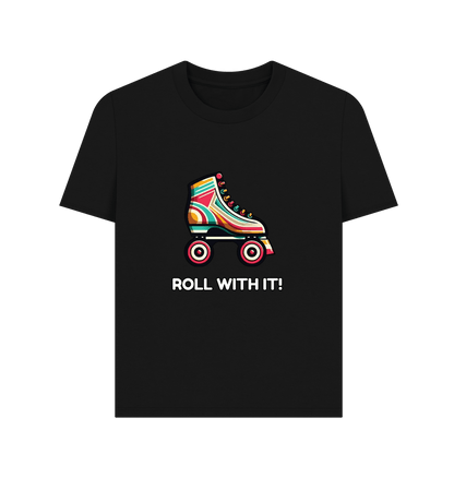 Black Sample Women's Plain T-shirt