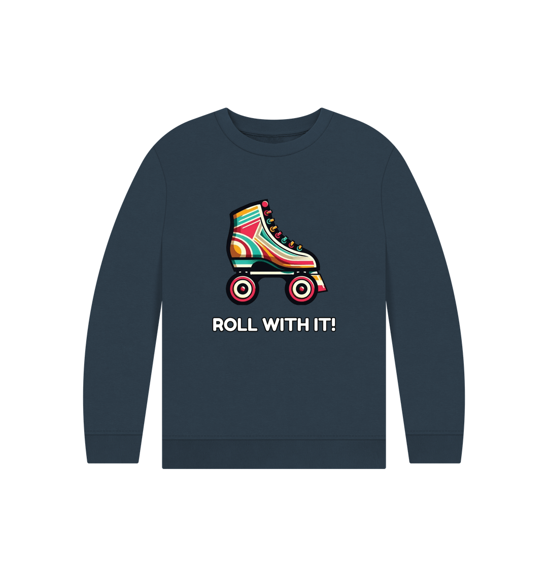 Navy Blue Sample Kids' Organic Jumper