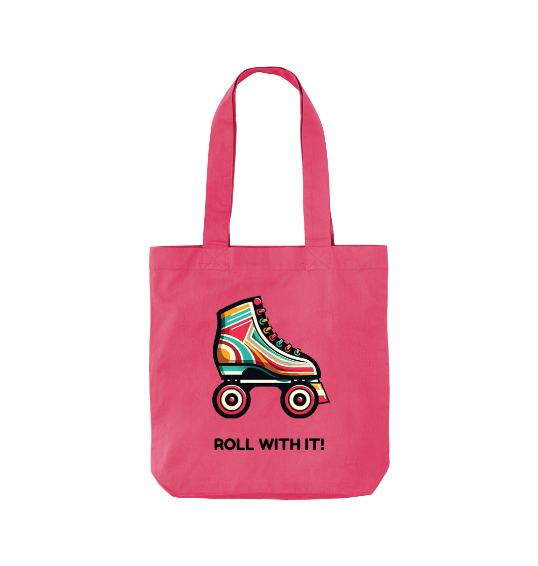 Raspberry Pink Printed Bag