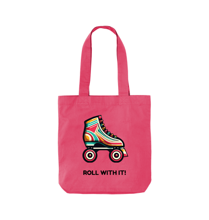 Raspberry Pink Printed Bag