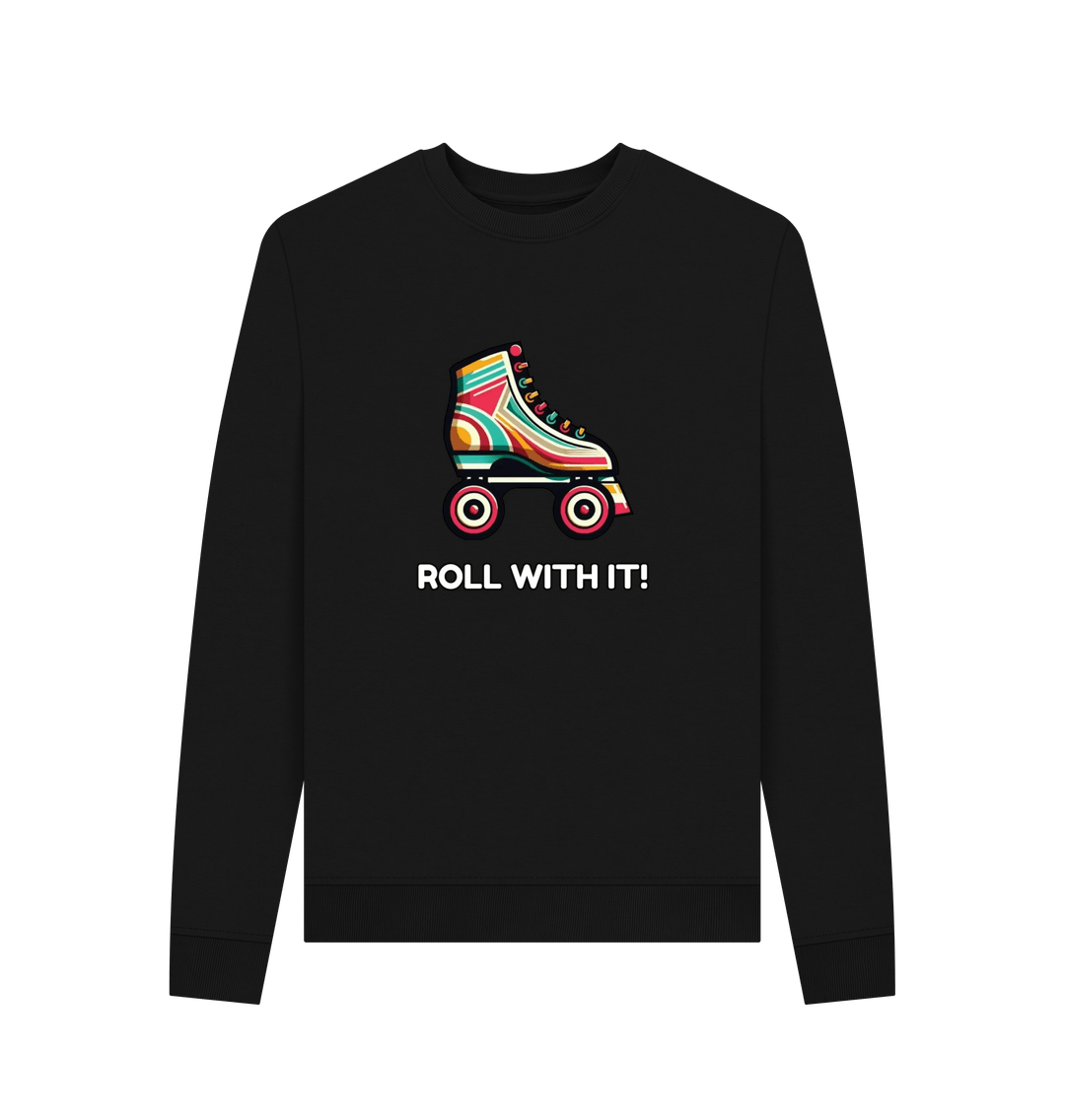 Black Sample Women's Crewneck Sweater