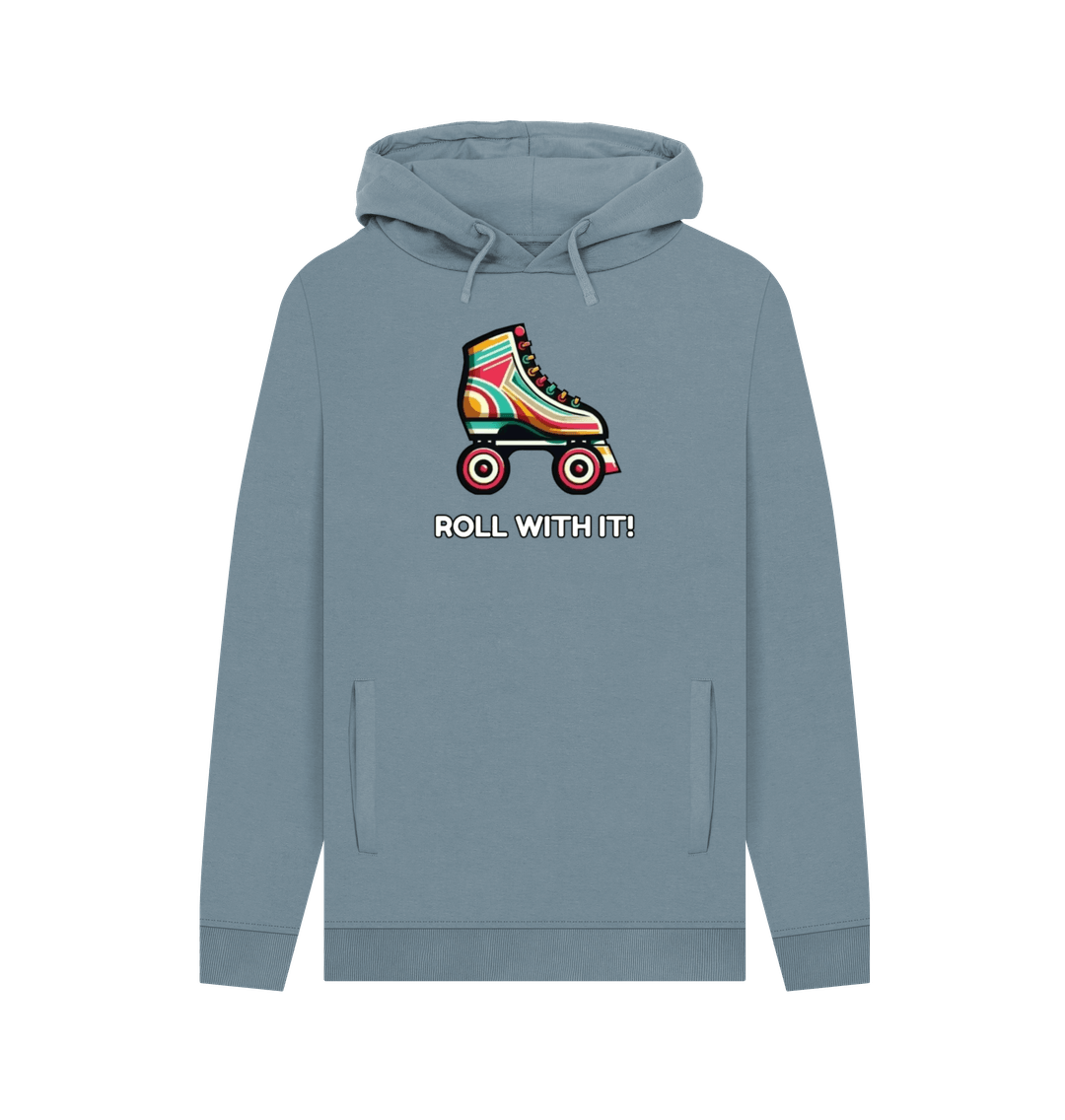 Stone Blue Sample Men's Pullover Hoodie