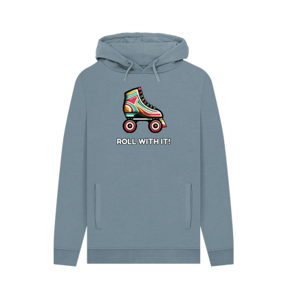 Stone Blue Sample Men's Pullover Hoodie