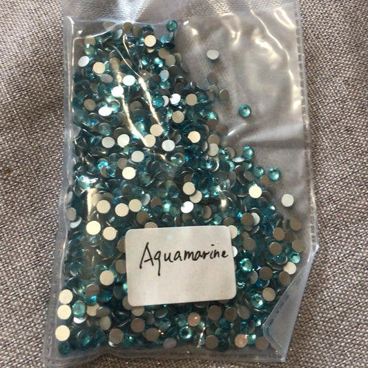 Aquamarine - SS16 Non Hotfix Crystal Rhinestone Gems 1440pcs