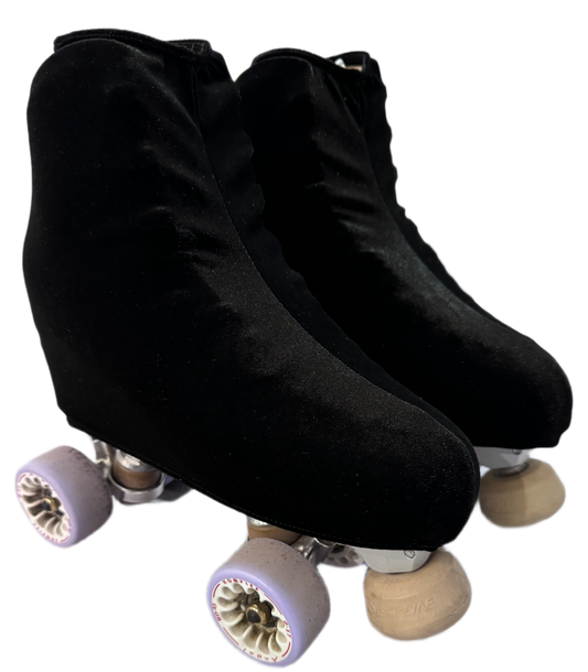 Black Velvet Boot Covers