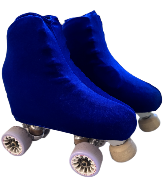 Blue Velvet Boot Covers