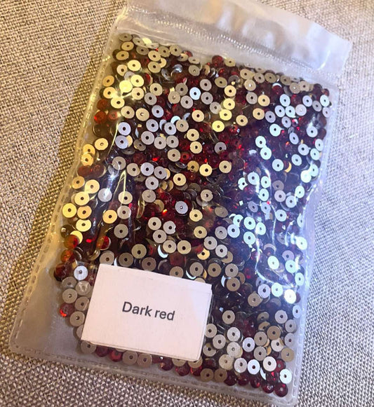 Dark Red - SS16 Drilled Sew On Crystal Rhinestone Gems 1440pcs