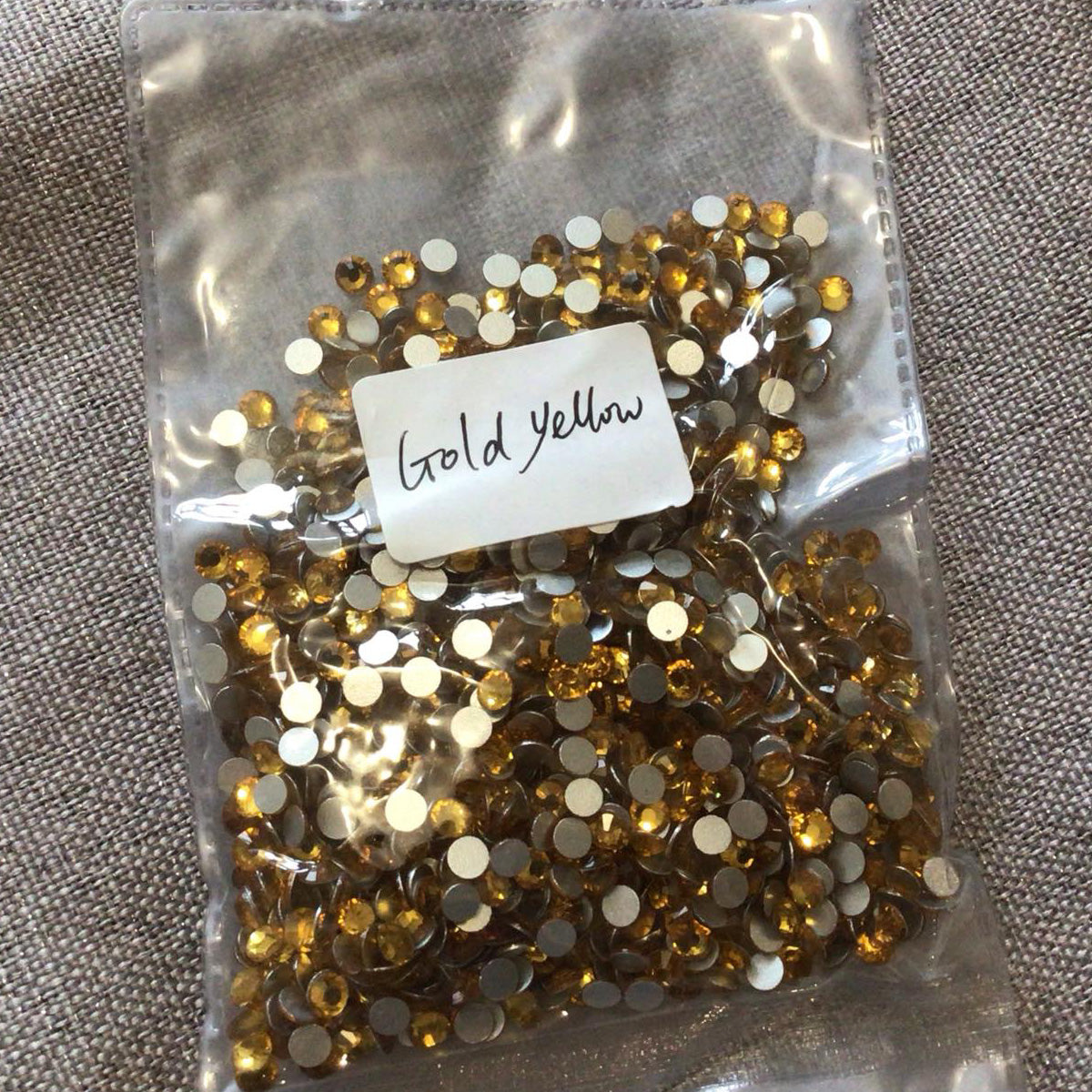 Gold Yellow - SS16 Non Hotfix Crystal Rhinestone Gems 1440pcs