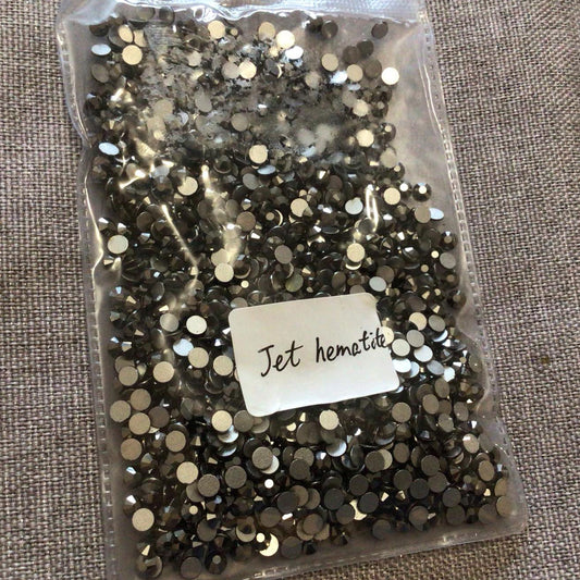 Jet Hematite - SS16 Non Hotfix Crystal Rhinestone Gems 1440pcs