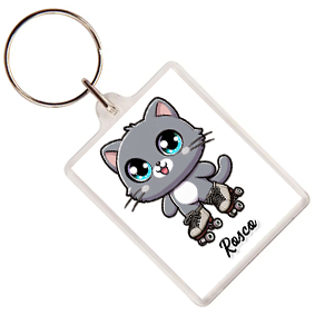 RollStart Character Keyring (Cat)