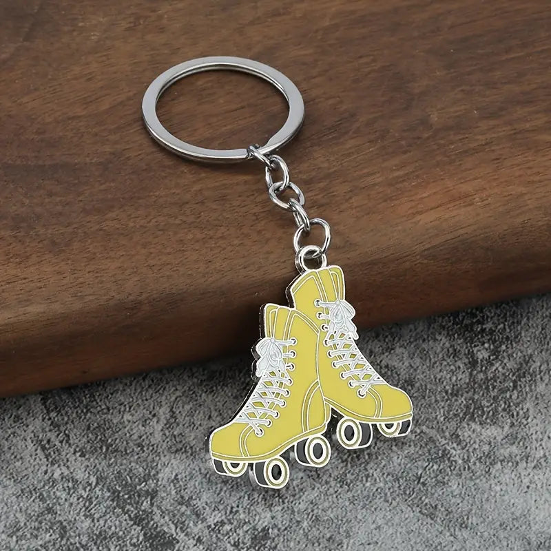 Roller Skates Keyring - Yellow