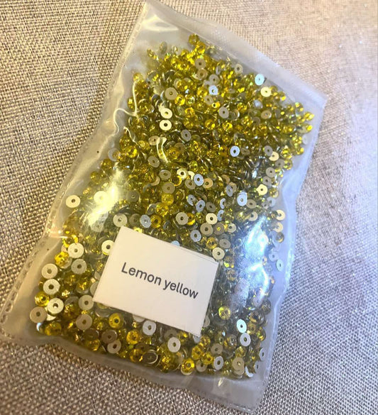 Lemon Yellow- SS16 Drilled Sew On Crystal Rhinestone Gems 1440pcs