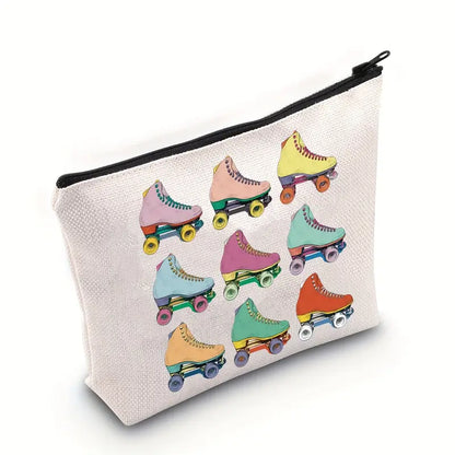 Roller Skating Makeup Bag