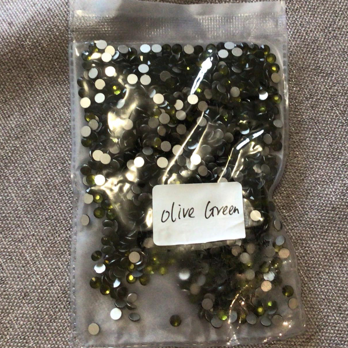 Olive Green - SS16 Non Hotfix Crystal Rhinestone Gems 1440pcs