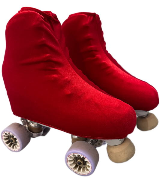 Red Velvet Boot Covers