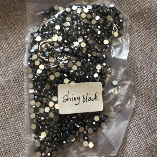 Shiny Black - SS16 Non Hotfix Crystal Rhinestone Gems 1440pcs