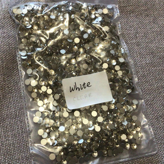 White Clear - SS16 Non Hotfix Crystal Rhinestone Gems 1440pcs