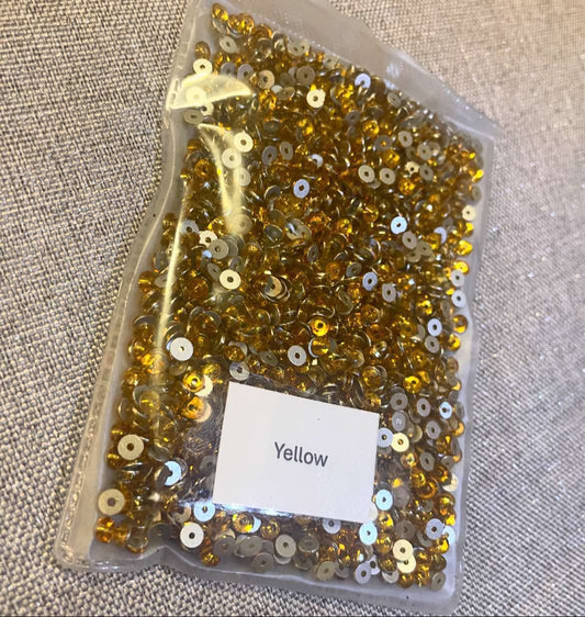 Yellow - SS16 Drilled Sew On Crystal Rhinestone Gems 1440pcs