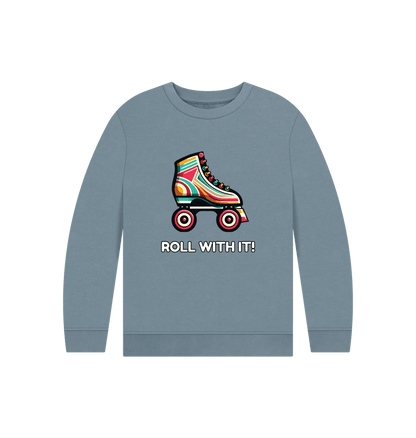 Stone Blue Sample Kids' Organic Jumper