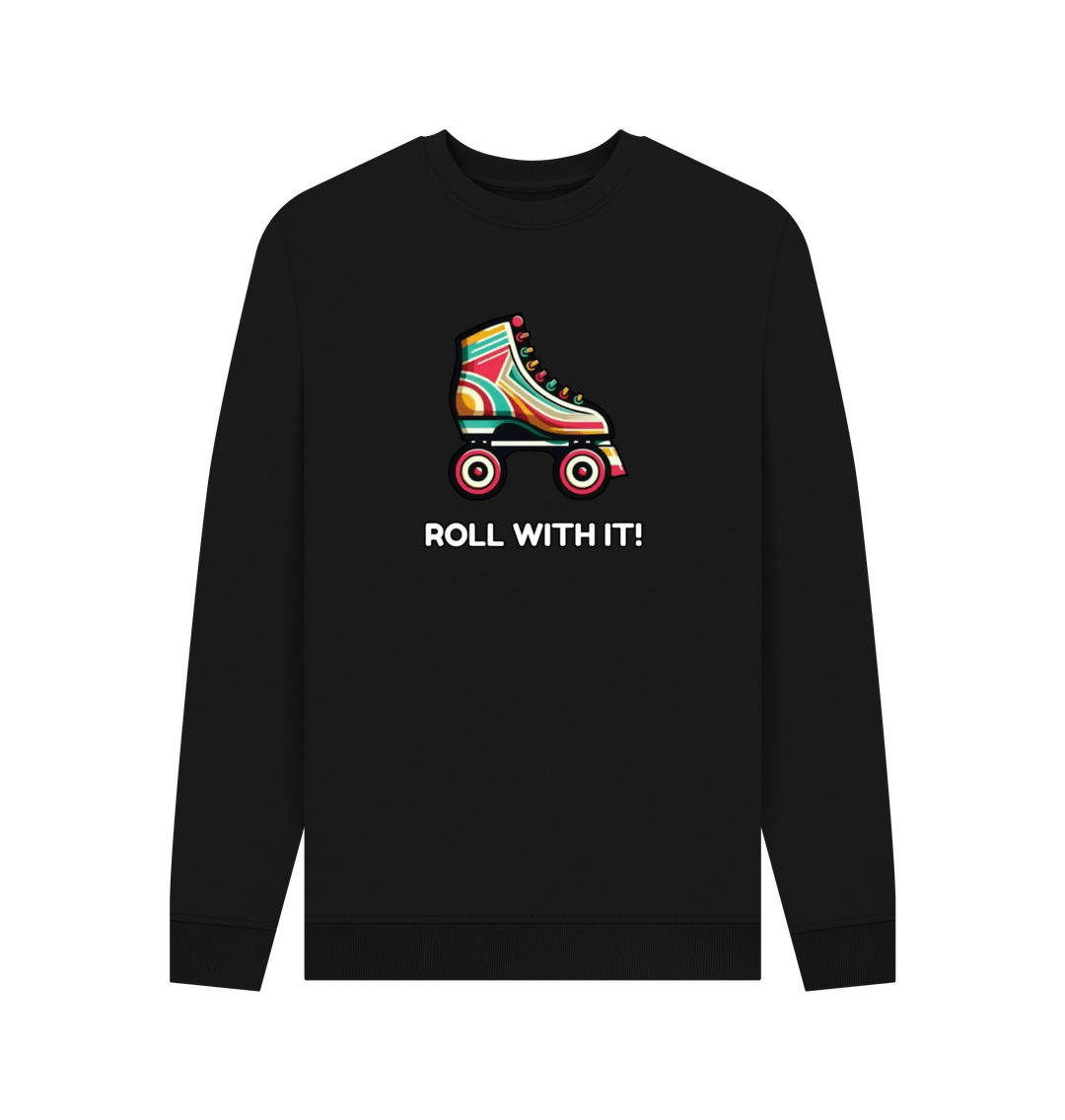 Black Sample Men's Crew Neck Sweater