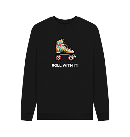 Black Sample Men's Crew Neck Sweater