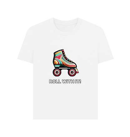 White Sample Women's Plain T-shirt