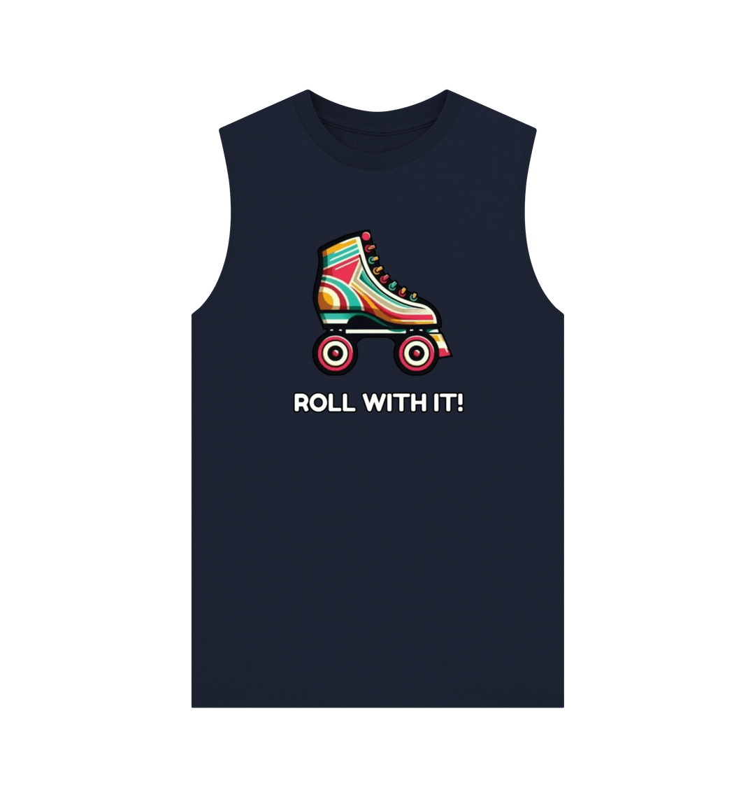 Navy Blue Sample Men's Organic Cotton Vest