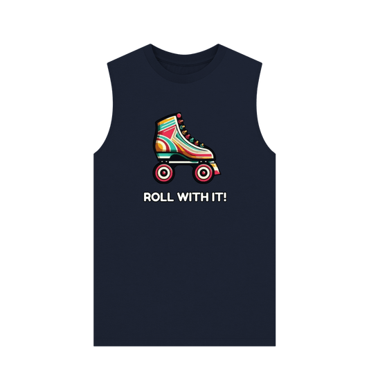 Navy Blue Sample Men's Organic Cotton Vest