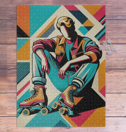 Sample Portrait Jigsaw Puzzle (Black Box) (1,000 pieces)